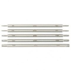 DRIVE-LOC VI SEC TORX 5PC BLADE SET - Apex Tool & Supply