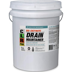 CLR Pro - All-Purpose Cleaners & Degreasers; Type: Drain Maintainer & Cleaner; Cleaner/Degreaser ; Container Type: Pail ; Container Size: 5 Gal. Pail ; Scent: Odor-Free; Odorless ; Form: Liquid ; Material Application: All Pipe Materials; Drains; Grease T - Exact Industrial Supply