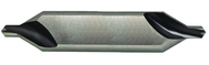 2.5mm x 50mm OAL 60° HSS Center Drill with Flat-Bright Form A - Apex Tool & Supply