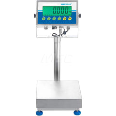 Shipping & Receiving Platform & Bench Scales; System Of Measurement: troy ounces; pounds; ounces; pennyweights; kilograms; grams; Display Type: Backlit; Digital LCD; Capacity (Lb.): 65.000; Capacity (kg): 65.000; Capacity: 65.000; Graduation: 0.0100; Plat