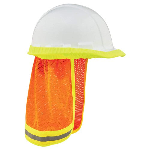 8005 Orange Hi-Vis Mesh Neck Shade W/ Reflective - Apex Tool & Supply