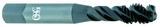 10-32 Dia. - H5 - 3 FL - HSSE - TiCN - Modified Bottoming - Spiral Flute Tap - Apex Tool & Supply