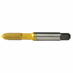 M3x0.5 Flute D5 Plug HSS Standard Thread Forming Tap- TiN - Exact Industrial Supply