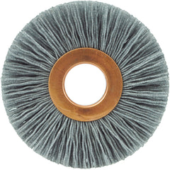 2-1/2″ Small Diameter Nylox Wheel, .022/120SC Crimped Fill, 5/8″ Arbor Hole - Apex Tool & Supply