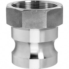 USA Sealing - 1-1/2" x 1-1/2" Cam & Groove Male Adapter Female NPT Thread - Apex Tool & Supply