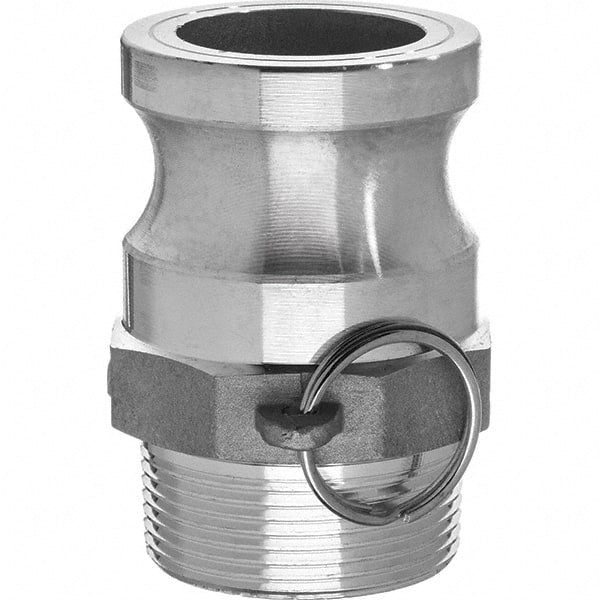 USA Sealing - 1-1/2" x 1-1/2" Cam & Groove Male Adapter Male NPT Thread - Apex Tool & Supply
