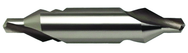 #6; 1/4 Dia 60° HSS Center Drill-Bright Form A - Apex Tool & Supply