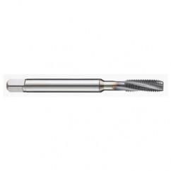 M6x1.0 6H 3-Flute PM Cobalt Semi-Bottoming 10 degree Spiral Flute Tap-TiAlN - Apex Tool & Supply