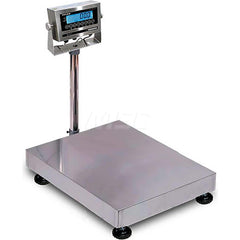 Shipping & Receiving Platform & Bench Scales; System Of Measurement: pounds; kilograms; Display Type: Digital; LED; Capacity (Lb.): 150.000; Capacity (kg): 150.000; Capacity: 150.000; Calibration: External; Base Length (Inch): 17.7000; Base Length (Decima