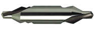 #6; 1/4 Dia. x  60° HSS LH Center Drill-Bright Form A - Apex Tool & Supply