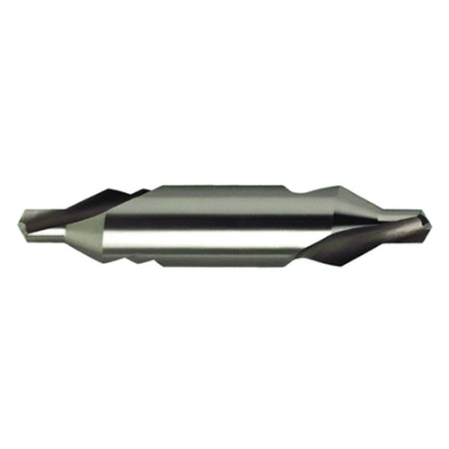 #1 × 38 mm OAL 60 Degree HSS Center Drill Form A Uncoated - Apex Tool & Supply