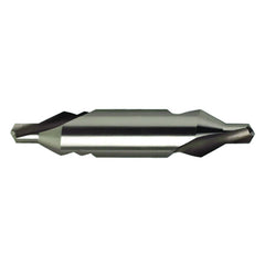 #3 × 51 mm OAL 60 Degree HSS Center Drill Form A Uncoated - Apex Tool & Supply
