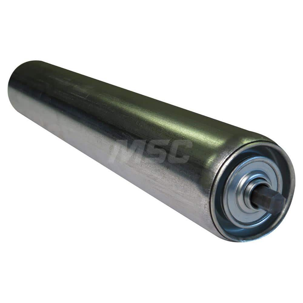 Roller Skids; Roller Material: Steel; Load Capacity: 341; Color: Chrome; Finish: Natural; Compatible Surface Type: Smooth; Roller Length: 23.0000 in; Roller Width: 2.5000; Roller Height: 2.5 in; Roller Diameter: 2.5000; Overall Height: 2.5 in; Overall Len