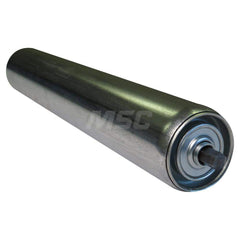 Roller Skids; Roller Material: Steel; Load Capacity: 496; Color: Chrome; Finish: Natural; Compatible Surface Type: Smooth; Roller Length: 15.0000 in; Roller Width: 2.5000; Roller Height: 2.5 in; Roller Diameter: 2.5000; Overall Height: 2.5 in; Overall Len