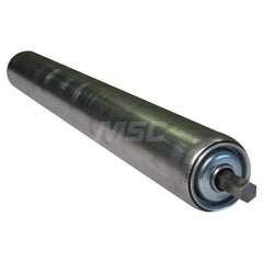 Roller Skids; Roller Material: Galvanized Steel; Load Capacity: 270; Color: Chrome; Finish: Natural; Compatible Surface Type: Smooth; Roller Length: 18.8750 in; Roller Width: 1.9000; Roller Height: 1.9000 in; Roller Diameter: 1.9000; Overall Height: 1.900