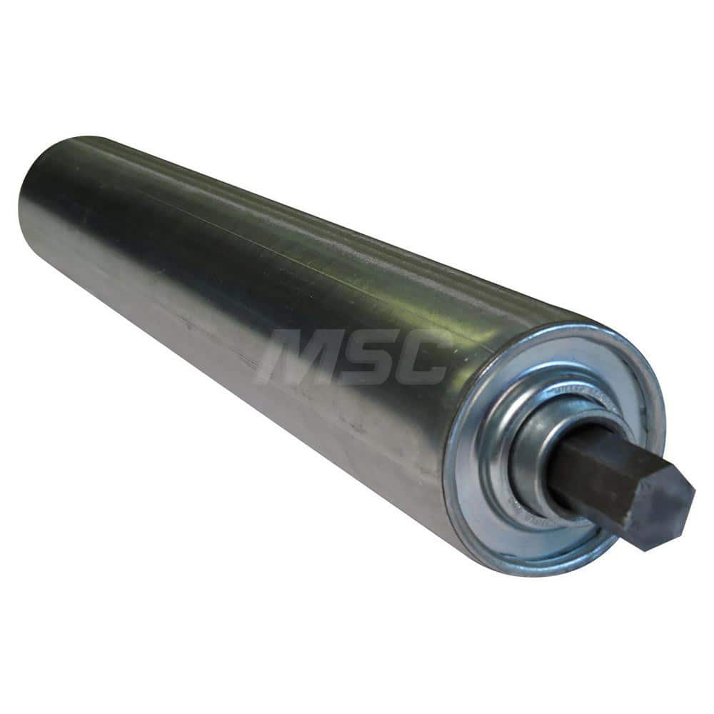 Roller Skids; Roller Material: Galvanized Steel; Load Capacity: 576; Color: Chrome; Finish: Natural; Compatible Surface Type: Smooth; Roller Length: 52.0000 in; Roller Width: 2.5000; Roller Height: 2.5 in; Roller Diameter: 2.5000; Overall Height: 2.5 in;