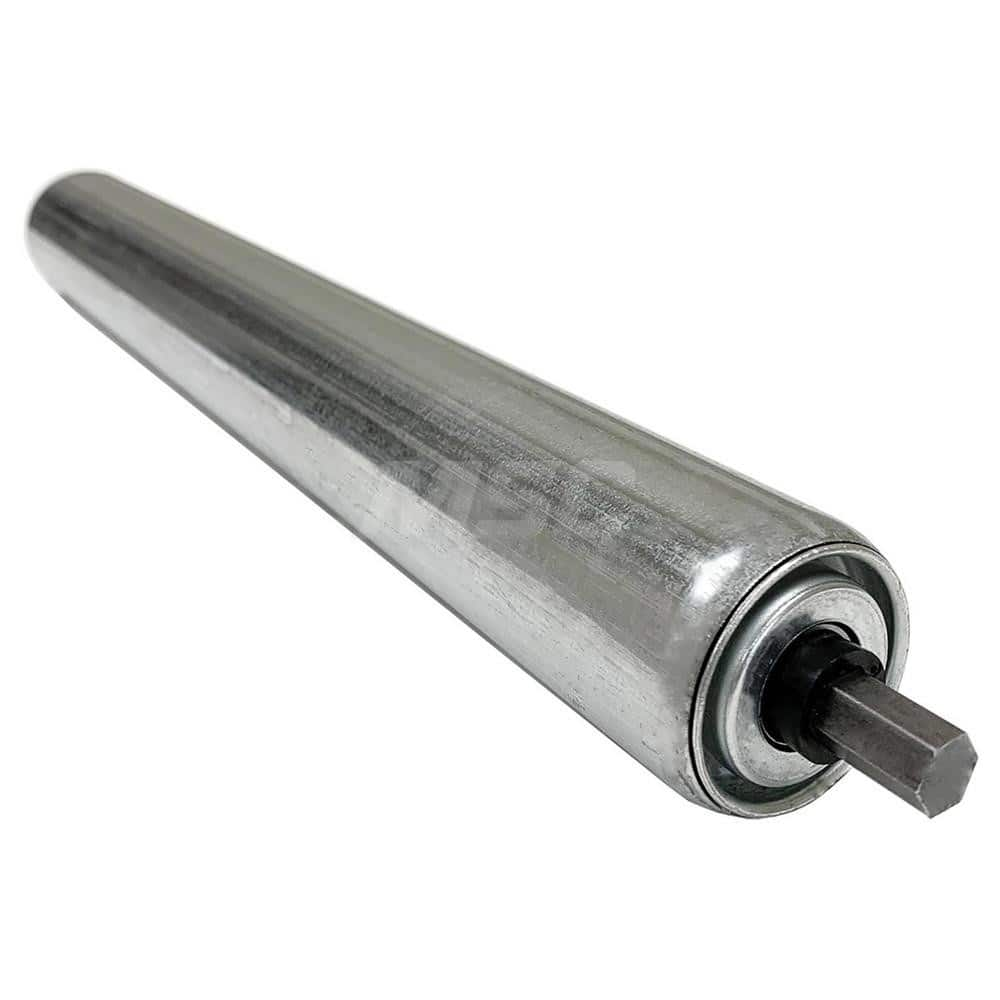 Roller Skids; Roller Material: Galvanized Steel; Load Capacity: 372; Color: Chrome; Finish: Natural; Compatible Surface Type: Smooth; Roller Length: 30.0000 in; Roller Width: 1.9000; Roller Height: 1.9000 in; Roller Diameter: 1.9000; Overall Height: 1.900