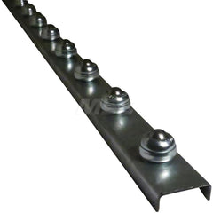 Gravity Conveyors; Conveyor Type: Flow Rail; Component: Ball Transfer; Telescopic: No; Roller Diameter (Decimal Inch): 2.5000; Overall Width: 3; Wheel Material: Zinc Plated Steel; Minimum Extended Length: 5.0 ft; Maximum Extended Length: 5.0000; Minimum H