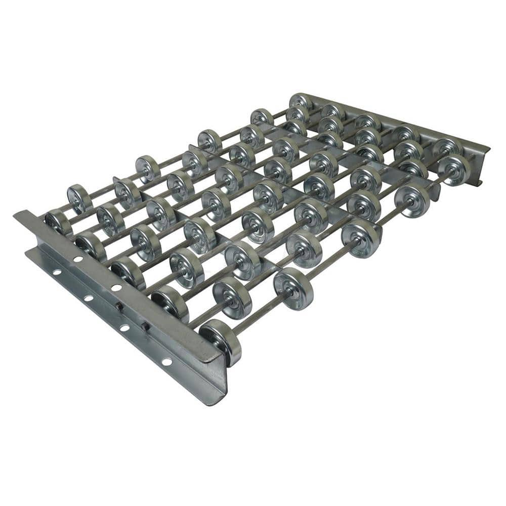 Gravity Conveyors; Conveyor Type: Skate Wheel; Component: Straight Conveyor; Telescopic: No; Roller Diameter (Decimal Inch): 1.9400; Overall Width: 25; Wheel Material: Galvanized Steel; Minimum Extended Length: 5.0 ft; Maximum Extended Length: 5.0000; Min