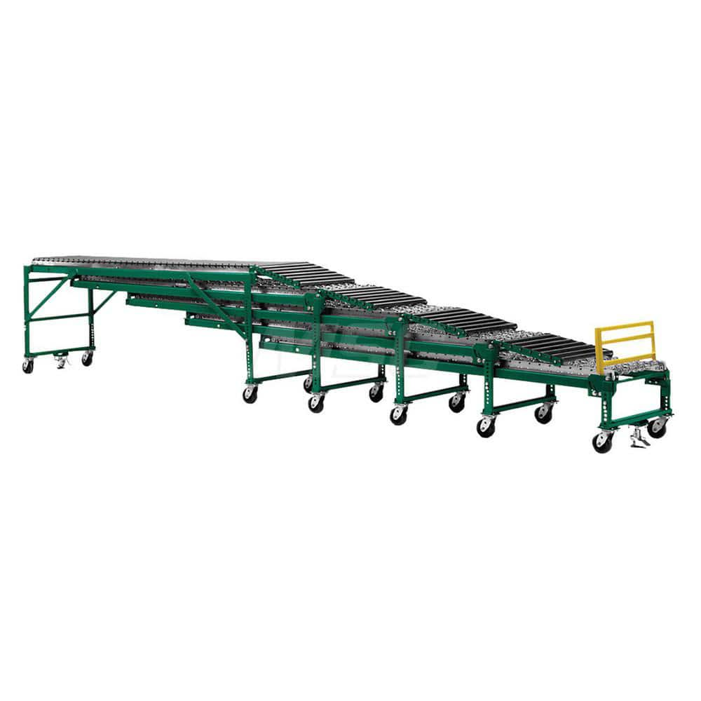 Gravity Conveyors; Conveyor Type: Telescoping; Component: Straight Conveyor; Telescopic: Yes; Roller Diameter (Decimal Inch): 1.3800; Overall Width: 30; Wheel Material: Galvanized Steel; Minimum Extended Length: 10.0 ft; Maximum Extended Length: 10.0000;