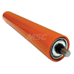 Roller Skids; Roller Material: Galvanized Steel; Load Capacity: 893; Color: Orange; Finish: Natural; Compatible Surface Type: Smooth; Roller Length: 12.8750 in; Roller Width: 1.9000; Roller Height: 1.9000 in; Roller Diameter: 1.9000; Overall Height: 1.900