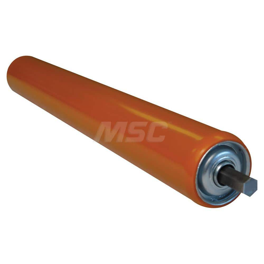 Roller Skids; Roller Material: Galvanized Steel; Load Capacity: 270; Color: Orange; Finish: Natural; Compatible Surface Type: Smooth; Roller Length: 21.0000 in; Roller Width: 1.9000; Roller Height: 1.9000 in; Roller Diameter: 1.9000; Overall Height: 1.900