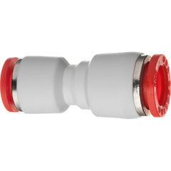 USA Sealing - Plastic Push-To-Connect Tube Fittings Type: Reducing Union Tube Outside Diameter (Inch): 3/8 x 1/4 - Apex Tool & Supply