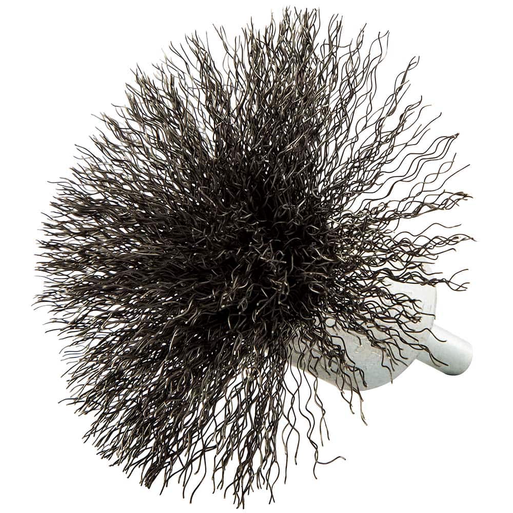Norton - End Brushes Brush Diameter (Inch): 3 Fill Material: Carbon Steel - Apex Tool & Supply