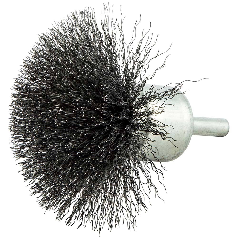Norton - End Brushes Brush Diameter (Inch): 3 Fill Material: Carbon Steel - Apex Tool & Supply