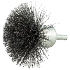 Norton - End Brushes Brush Diameter (Inch): 3 Fill Material: Carbon Steel - Apex Tool & Supply