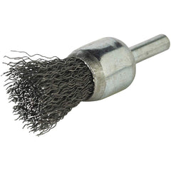 Norton - End Brushes Brush Diameter (Inch): 3/4 Fill Material: Carbon Steel - Apex Tool & Supply