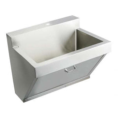 ELKAY - Stainless Steel Sinks Type: Hand Sink Wall Mount w/Electronic Faucet Outside Length: 25 (Inch) - Apex Tool & Supply