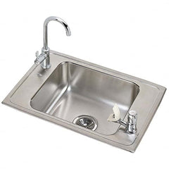 ELKAY - Stainless Steel Sinks Type: Drop In Sink Outside Length: 25 (Inch) - Apex Tool & Supply