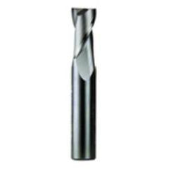 3/8 Dia. x 2-1/2 Overall Length 2-Flute Square End Solid Carbide SE End Mill-Round Shank-Center Cut-AlTiN - Apex Tool & Supply