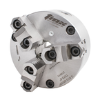 3-Jaw(Two Piece) Precision Forged Steel Scroll Front Mount Plain Back Chuck, 10" - Apex Tool & Supply