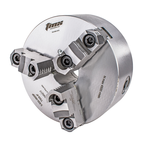 3-Jaw Precision Forged Steel Body Scroll Chuck with Two-Piece Hard Reversible Jaws, 6" - Apex Tool & Supply