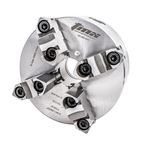 4-Jaw (2 Piece) Scroll Chuck, Steel, 10" - Apex Tool & Supply