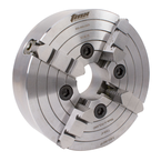 4-Jaw (Solid) Independent Forged Steel Body Chuck Plain Back 6" - Apex Tool & Supply