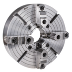 4-Jaw(2Pc) Independent Forged Steel Body Chuck 12", 3.15" Hole, - Apex Tool & Supply
