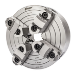 4-Jaw(2Pc) Independent Forged Steel Body Chuck 8" D-4, 1.97" Hole, - Apex Tool & Supply