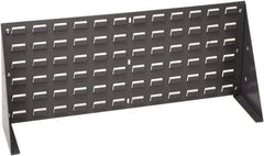 Quantum Storage - 125 Lb Capacity, 8" Deep x 36" Wide x 12" High, Static Dissipative Bench Rack - 1 Side - Apex Tool & Supply