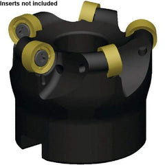 Kennametal - 40.8mm Cut Diam, 5mm Max Depth, 3/4" Arbor Hole, 6 Inserts, RN_J10T3M0_N__ Insert Style, Indexable Copy Face Mill - RODEKA 10 Cutter Style, 38,300 Max RPM, 2 High, Through Coolant, Series Rodeka - Apex Tool & Supply
