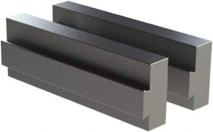 CarveSmart - 3/4" Wide x 2" High x 3/4" Thick, Flat/No Step Vise Jaw - Soft, Aluminum, Fixed Jaw, Compatible with 6" Vises - Apex Tool & Supply