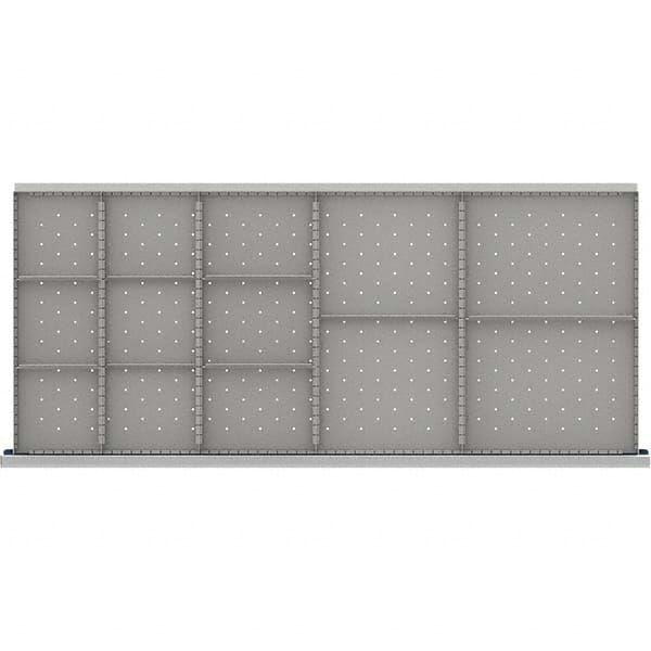 LISTA - 13-Compartment Drawer Divider Layout for 3.15" High Drawers - Apex Tool & Supply