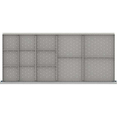 LISTA - 13-Compartment Drawer Divider Layout for 3.15" High Drawers - Apex Tool & Supply