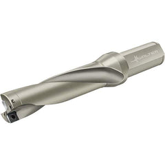 Walter - 228mm Max Drill Depth, 4xD, 57mm Diam, Indexable Insert Drill - 2 Inserts, 40mm Shank Diam, Flange Shank - Apex Tool & Supply