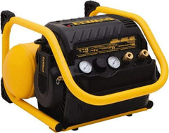 DeWALT - 1.1 hp, 3.0 CFM, Horizontal Portable Compressor - 2.5 Gal Tank, 12 Amp, 200 psi, 120V (60 Hz) - Apex Tool & Supply