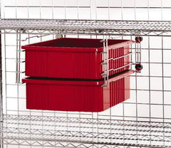 Quantum Storage - 2" Wide, Open Shelving Accessory/Component - Chrome, Chrome Finish, 24" Long, Use with Wire Shelving Units - Apex Tool & Supply