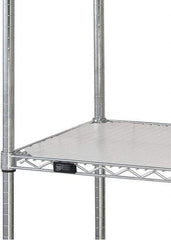 Quantum Storage - 24" Wide, Open Shelving Accessory/Component - HDPE, Polyethylene Finish, 36" Long, Use with Wire Shelving Units - Apex Tool & Supply