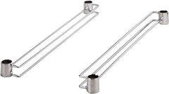 Quantum Storage - 2" Wide, Open Shelving Accessory/Component - Chrome, Chrome Finish, 24" Long, Use with Wire Shelving Units - Apex Tool & Supply